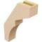Ekena Millwork 3-inch W x 10-inch D x 14-inch H Monterey Rough Cedar Woodgrain TimberThane Knee Brace, Primed BRCUR03X10X14MONRCPR - alternate 2